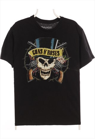 VINTAGE 00 Y2K T SHIRT BRAVADO SHORT SLEEVE CREWNECK GUNS