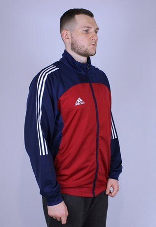 ADIDAS VINTAGE SWEATSHIRTS MEN RARE RED