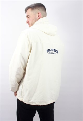 90'S RARE RETRO PULLOVER SPELL-OUT WINDBREAKER
