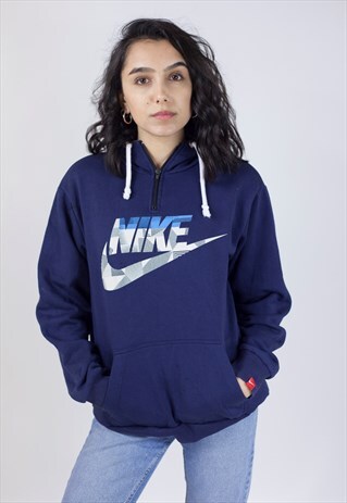 VINTAGE NIKE NAVY HOODIE