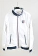 Vintage 00s white Harrington jacket