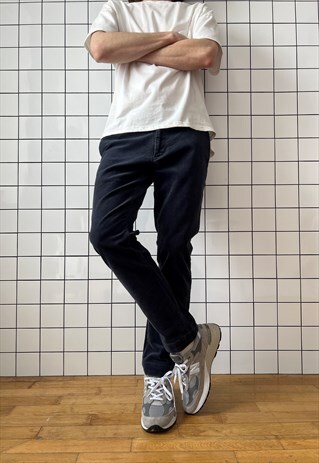 Vintage POLO RALPH LAUREN Corduroy Pants Navy Blue