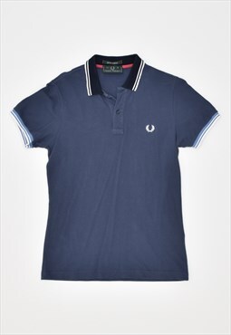Vintage 90' s Fred Perry Polo Shirt Navy Blue