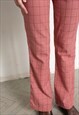 VINTAGE Y2K CHECKERED LOW RISE PANTS