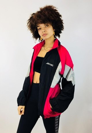 VINTAGE 80'S 90'S SHELL RAVE FESTIVAL WINDBREAKER JACKET