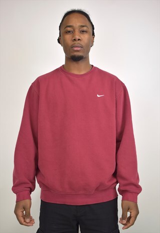 VINTAGE 90S NIKE MAROON SWEATSHIRT