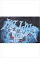 PSYCHEDELIC T-SHIRT BUTTERFLY PRINT TEE RETRO JAPANESE TOP