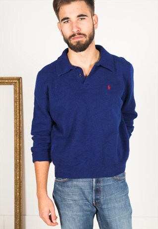 VINTAGE 80S POLO RALPH LAUREN JUMPER / R4134C401