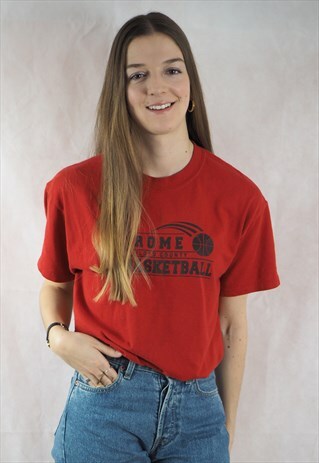 VINTAGE RED ROME T-SHIRT