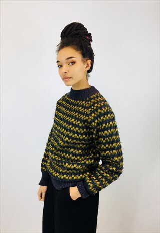 VINTAGE CHUNKY KNITTED JUMPER