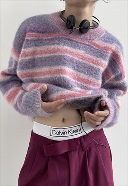 Men's Vintage Contrast Knit Sweater A VOL.2