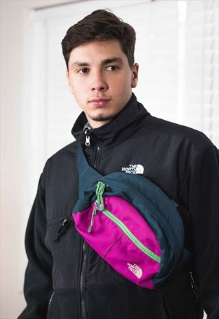 VINTAGE NORTH FACE CROSS BODY BAG LOGO 90S X 6.7