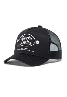 Trucker snapback with Gusto Italia print