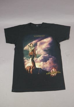 Vintage Hunger Games Graphic T-Shirt in Black