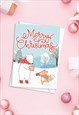 CHRISTMAS XMAS KAWAII CUTE GREETING CARDS SET PACK OF 10