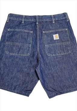 Men's Carhartt Denim Shorts In Blue Size W34