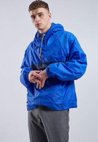 VINTAGE 1/4 ZIP SHELL JACKET