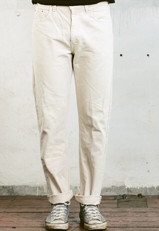 VINTAGE BEIGE LEVIS JEANS