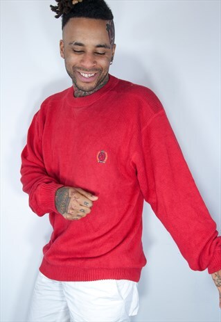 TOMMY HILFIGER KNIT SWEATSHIRT