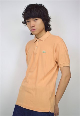 VINTAGE 90S LACOSTE PEACH POLO