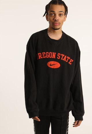 VINTAGE NIKE EMBROIDERED LOGO OREGON STATE SWEATSHIRT