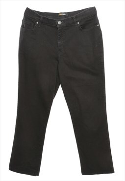Black Lee Straight Fit Jeans - W32