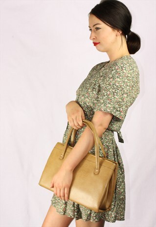 FLOWER PRINT MINI DRESS