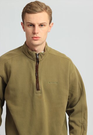 VINTAGE COLUMBIA 1/4 ZIP SWEATSHIRT