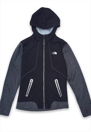 NORTH FACE BLACK/GREY WINTER SPORTS HOODED JACKET