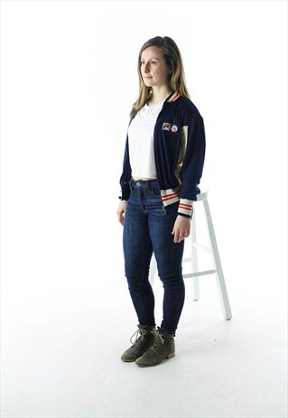BLUE SPORT COAT / RETRO LIGHT JACKET /