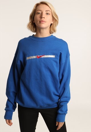 VINTAGE NIKE EMBROIDERED LOGO SWEATSHIRT