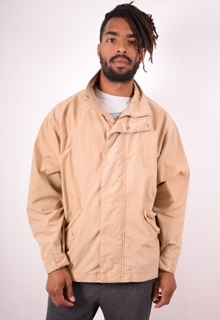 SERGIO TACCHINI MENS VINTAGE JACKET LARGE KHAKI 90S