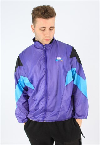 NIKE 90S VINTAGE COLOURBLOCK SPORTS TRACK JACKET