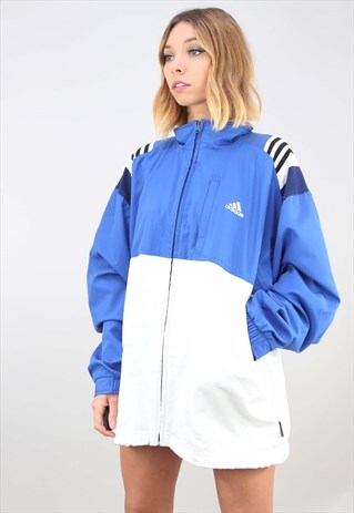VINTAGE OVERSIZED ADIDAS FESTIVAL WINDBREAKER JACKET