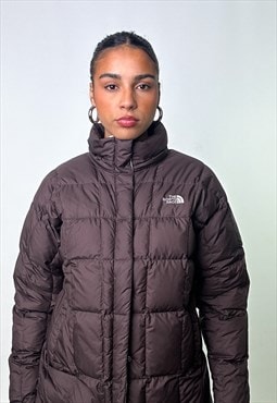 Brown The North Face 550 Puffer Jacket