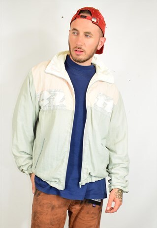 VINTAGE 80S LOTTO PASTEL SHELL FESTIVAL JACKET UNISEX