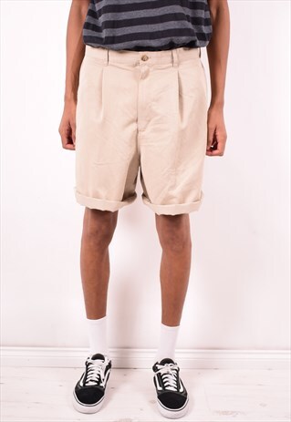 CHAPS MENS VINTAGE SHORTS W36 GREY 90S