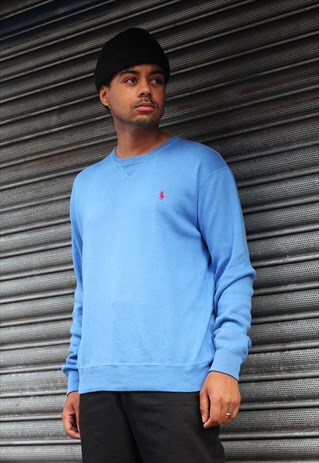 VINTAGE RALPH LAUREN BLUE JUMPER