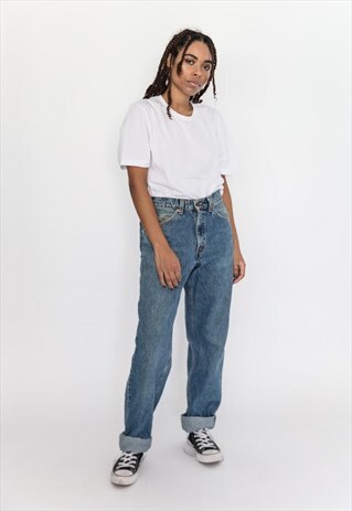 VINTAGE 90S BLUE 550 LEVIS DENIM JEANS
