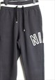 Vintage Nike Sports Logo Pants Casual Trousers Black
