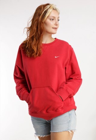 VINTAGE NIKE SWEATSHIRT RED Z413