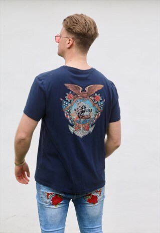 NAUTICA USA 90S VINTAGE NAUTICAL T SHIRT