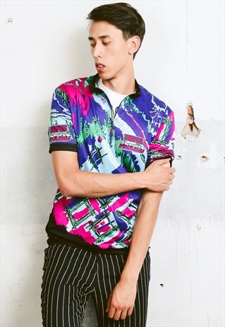 VINTAGE 80S BOLD SPORTS JERSEY