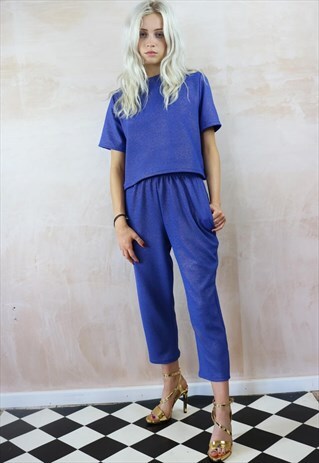 BLUE N GOLD CO-ORDINATES