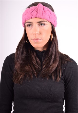 ELLESSE WOMENS VINTAGE HEADBAND ONE SIZE PINK 90'S