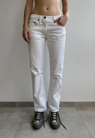 Golden Goose White Denim Jeans Pants