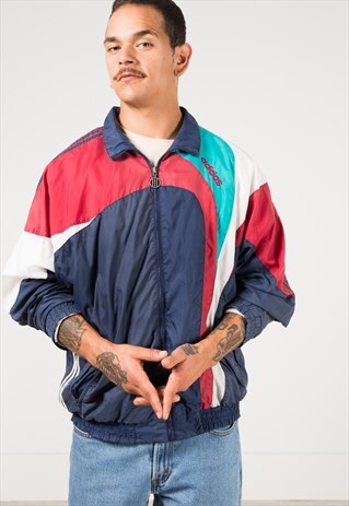 VINTAGE 80S ADIDAS SHELL SPORT JACKET / S1315