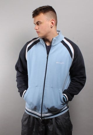 VINTAGE CHAMPION BLUE FULL ZIP JUMPER