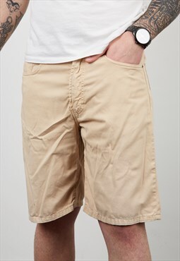 Vintage Boss Chino Shorts in Beige