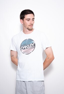 Vintage Oakley Printed Graphic T-Shirt
